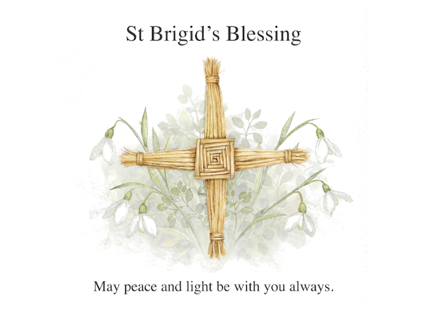 St. Brigid's Blessing Card
